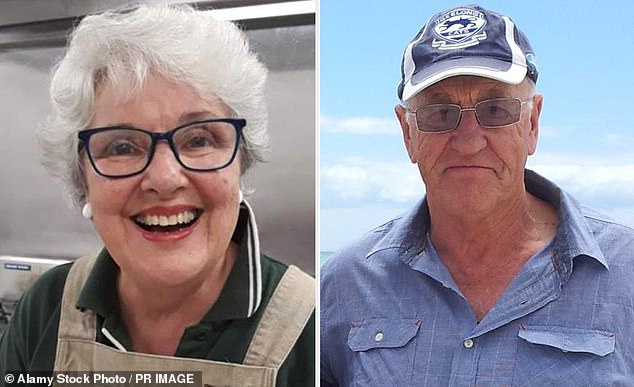 Lynn was convicted of the murder of Carol Clay (left) but not of Russell Hill (right). They were camping in the Wonnangatta Valley in the Victorian Alps when they came across Lynn.