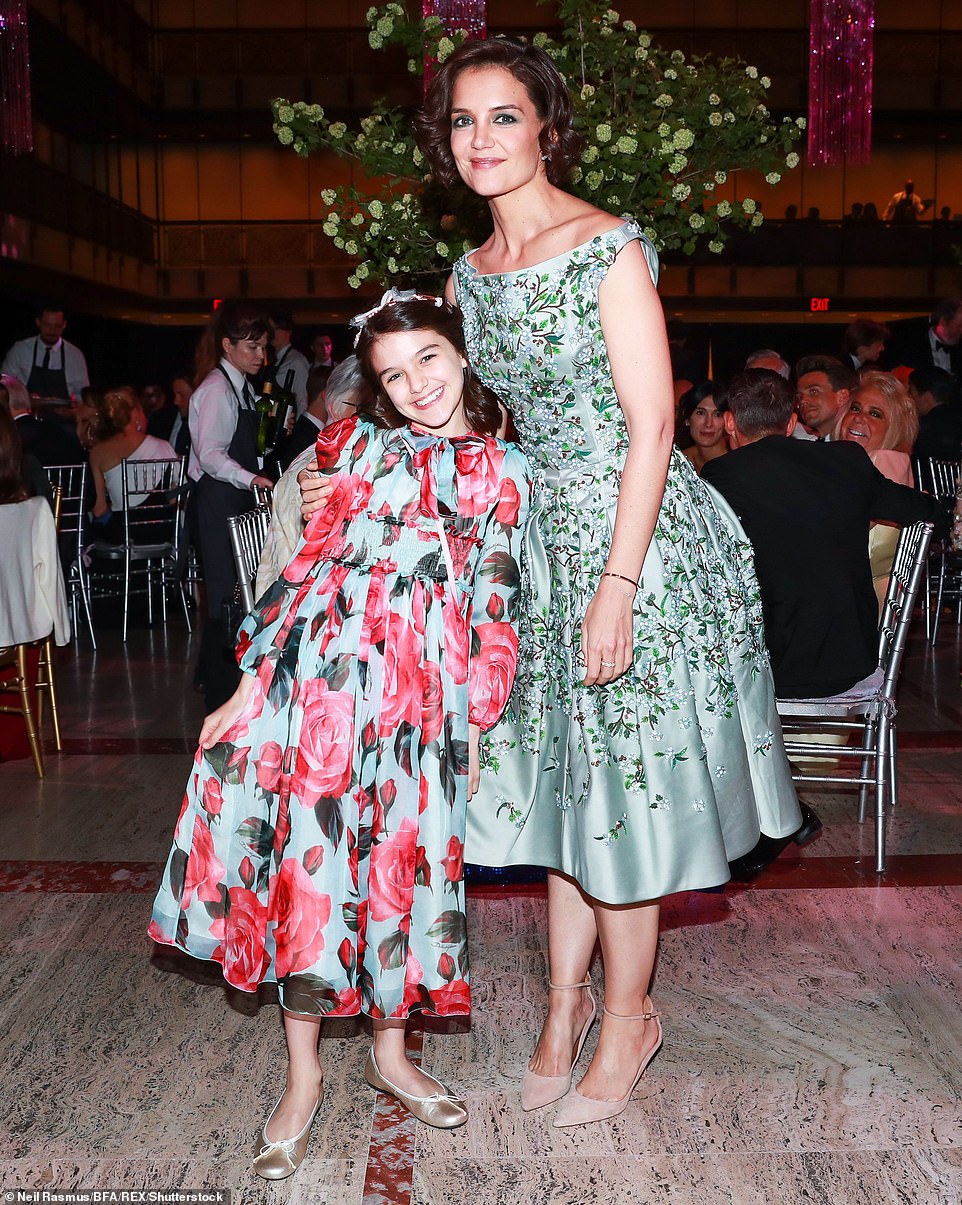 Holmes and Suri Cruise at the American Ballet Theatre Spring Gala in New York City in 2018