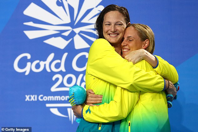 Noticeably absent from the public congratulations was Bronte's older sister and fellow Olympic swimmer, Cate Campbell.