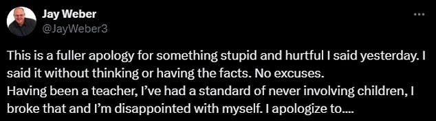 1724442600 977 Milwaukee radio host Jay Weber issues groveling apology after hateful