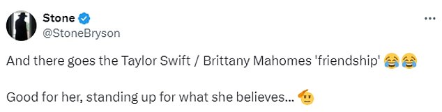 1724465166 212 Fans believe Taylor Swifts friendship with Brittany Mahomes is over