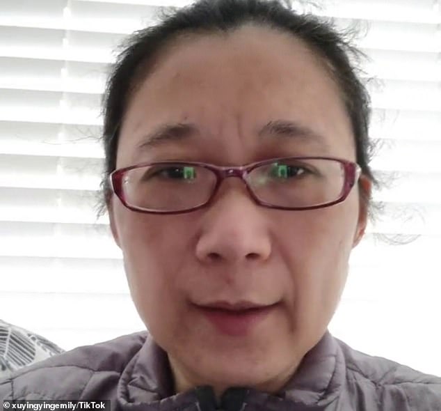 Yingying Xu (above) allegedly slit her daughter's throat after posting bizarre videos online