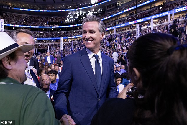 When Biden stepped aside, people speculated that Newsom could replace Biden on the presidential ticket.