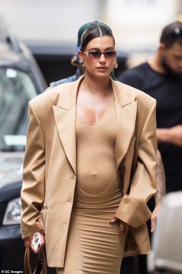 During an interview with W Magazine last month in July, the beauty opened up about how she was able to hide her pregnancy before sharing the news; spotted in June in New York.