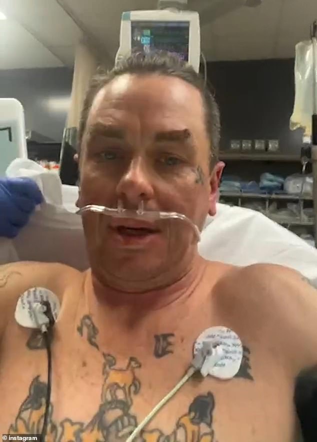 The heavy metal band's turntablist took to Instagram to share an update with his fans, saying that he is currently in the hospital recovering while nurses tend to his injuries.