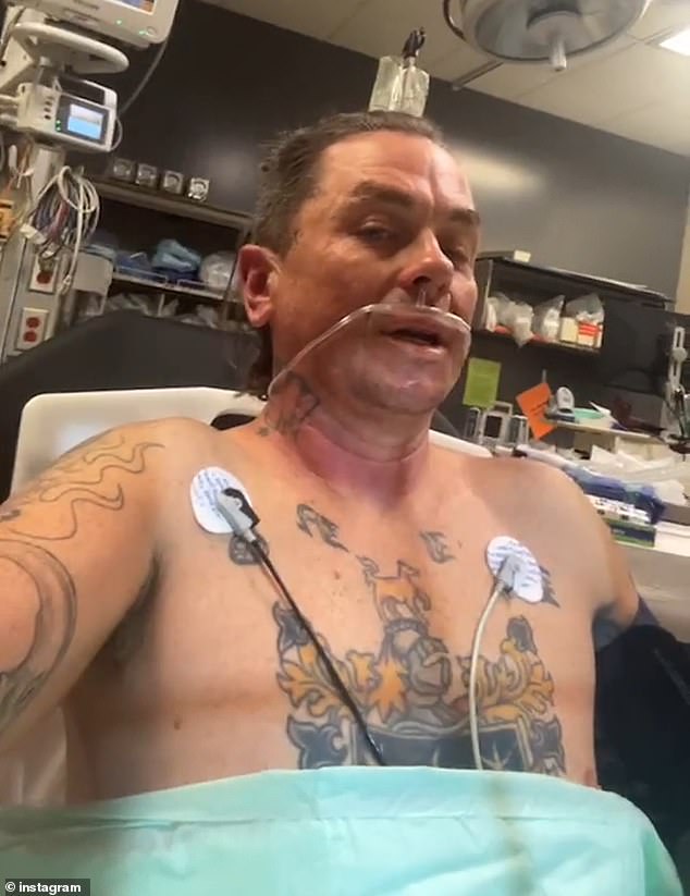 He shared a video of himself in the hospital as medical professionals attended to him, examining and treating his wounds. He also explained that he was in the process of getting an X-ray to make sure he was not injured. 