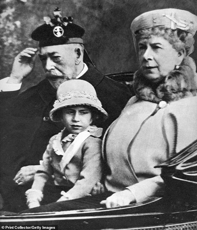 Queen Mary particularly hated Princess Margaret, and the feeling was mutual. Above: Mary with Margaret and King George on their way to Balmoral, 1930s