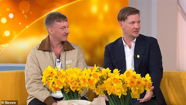 John Farnham's sons James (left) and Rob (right) have given a heartening update on the music legend's battle with cancer. Appearing on Seven's Sunrise show, the pair said the You're The Voice star was doing well. 