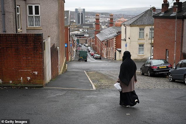 General view of Blackburn, in the north of England, where Malik Faisal Akram, the Texas synagogue hijacker, was born