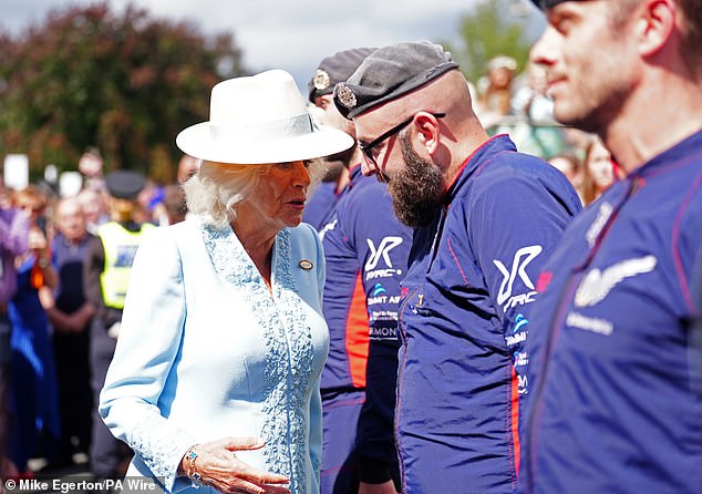 During today's visit, Camilla will open the Bustardthorpe Development, which has been designed to enhance the race-going experience.