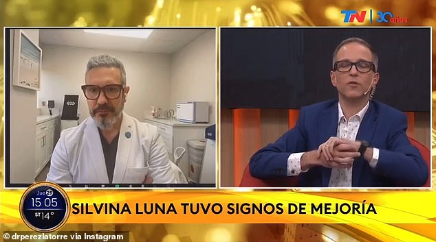 Latorre was interviewed at length last year about Luna's illness and death on Spanish-language television while undergoing surgery in 2016 to remove the dangerous substance from her buttocks.