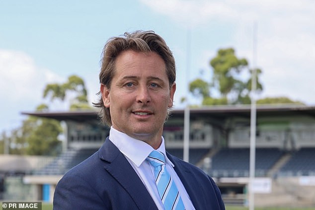 Cronulla Sharks chairman Steve Mace (pictured) was one of the first people on the scene.