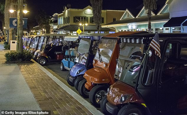 The Villages has a reputation as a hotbed of drunken partying among its retired clientele, many of whom are reportedly found hanging around the community on golf carts.