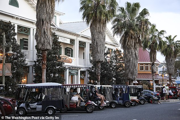 Pictured: An archive photo of The Villages town square