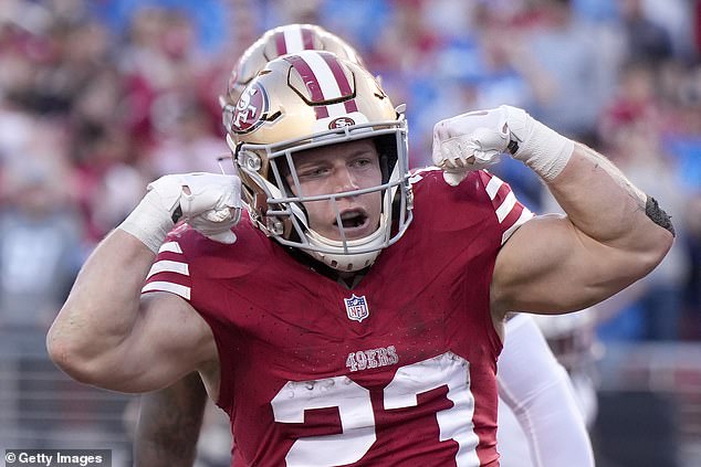 McCaffrey had a tremendous 2023 season, as he was named a first-team All-Pro at RB