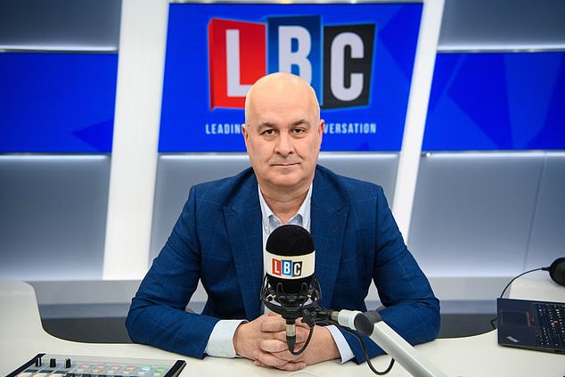 Iain Dale, 62, hosts LBC Radio's evening show