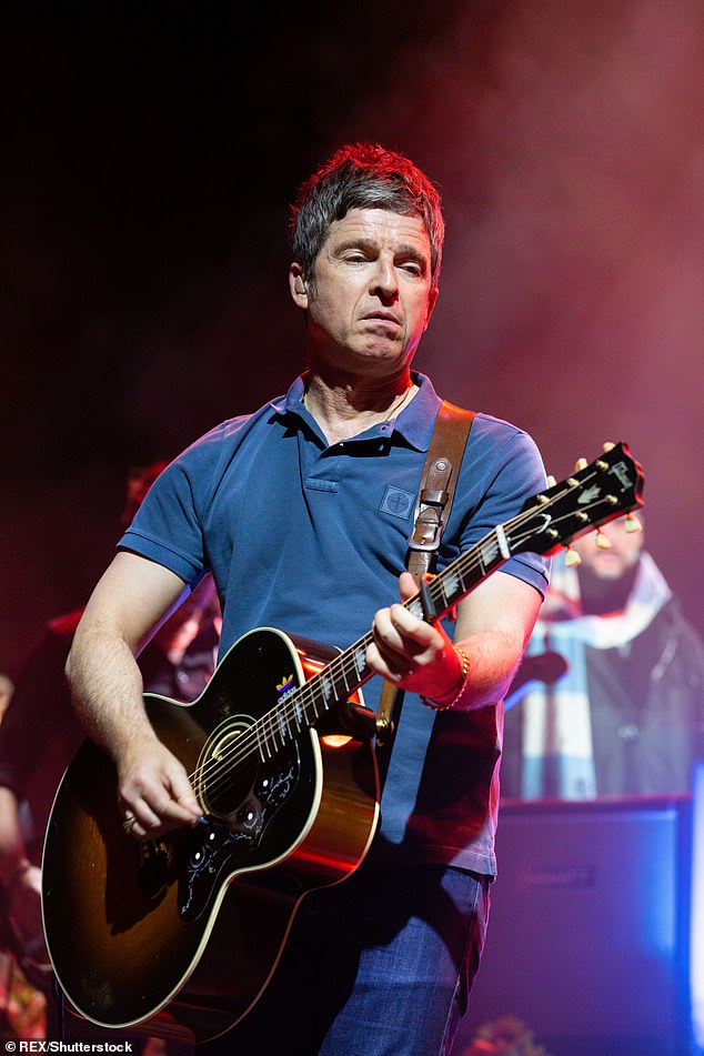 Noel (pictured performing in the US in 2023) had previously claimed he had turned down £100million to reform Oasis.