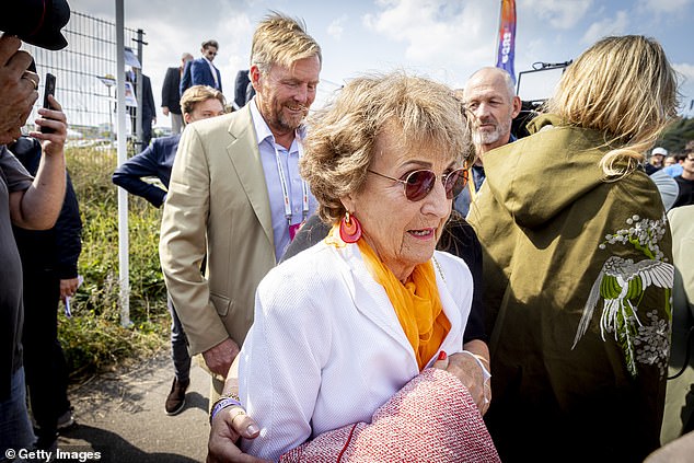 Princess Margriet, sister of former Queen Beatrix, was also present at the family outing.