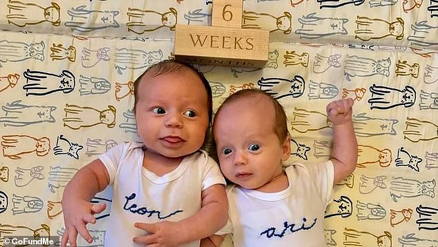 Photographs taken just days before the tragedy showed the bright-eyed twins standing side by side in pajamas with their names embroidered on them.