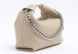 Chain handle handbag, £32, riverisland.com