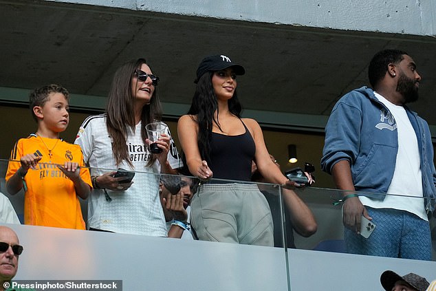 She was seen attending the game with a friend.