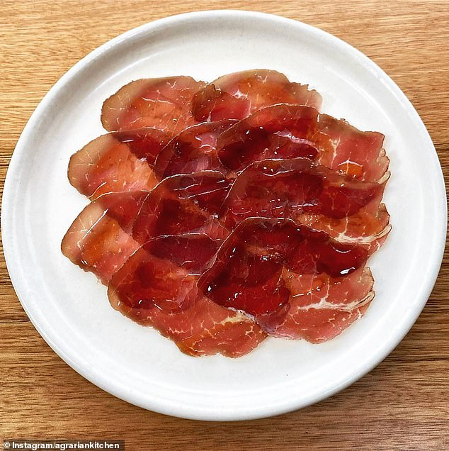 Bresaola, made with three-year-old Dexter X Scottish steers from Plenty Provisions, is one of the simple and 