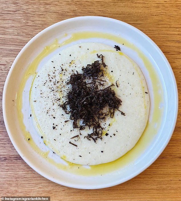 La Cocina Agraria's polenta with buttermilk, goat's milk alpine cheese and black truffle is 'impressive' according to diners