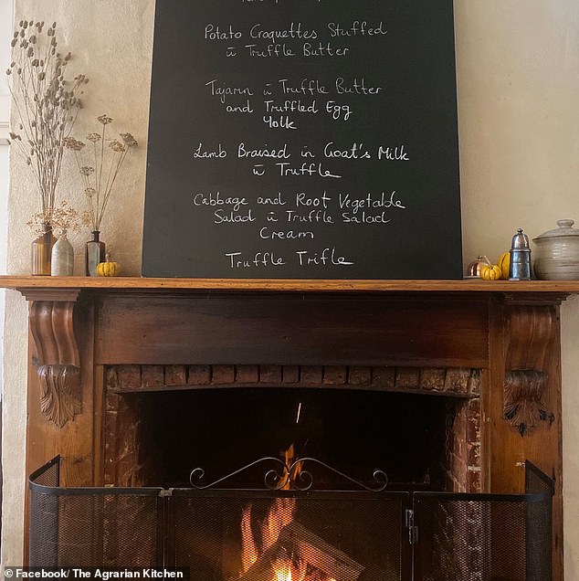 The ever-changing menu draws on the best produce the garden and estate have to offer.