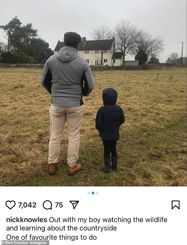 Nick has four children: three boys and a girl. His youngest son, Freddie, was born in 2014 during his marriage to Jessica Rose Moor (Nick is pictured with eight-year-old Freddie).