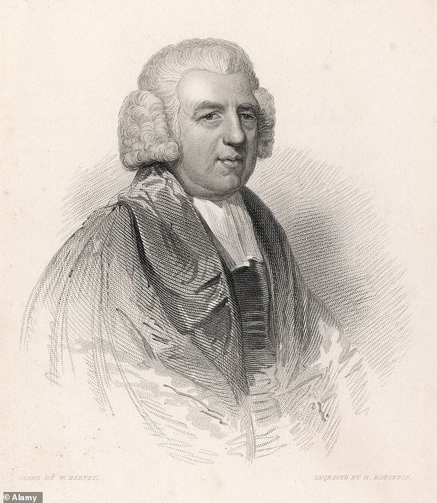 Amazing Grace was written by the clergyman and poet John Newton (pictured) in 1772