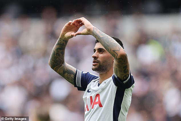 Cristian Romero was another of his selections, having scored in Tottenham's 4-0 victory over Everton