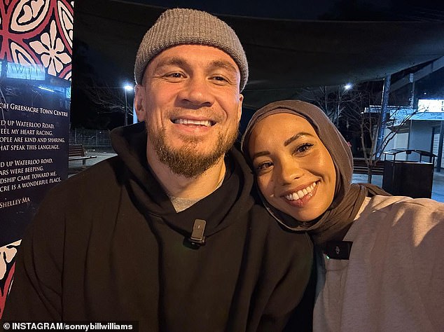 'SBW' confirmed the news on his social media platforms, with the cross-code international and his wife Alana (right) keeping the bundle of joy a secret over the past few months.