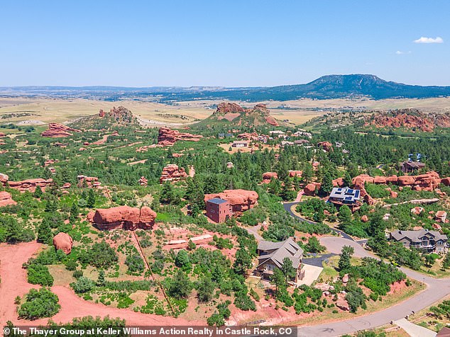 While not located in the town of Bedrock, it's safe to say this house is straight out of prehistory.