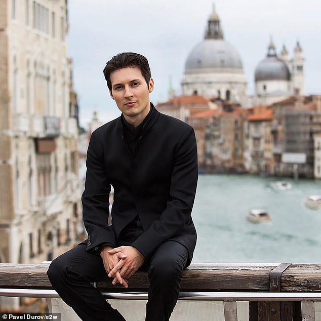 Questions are being raised over why Telegram chief executive Pavel Durov (pictured), arrested at a French airport last night, would risk travelling knowing he would likely be detained.