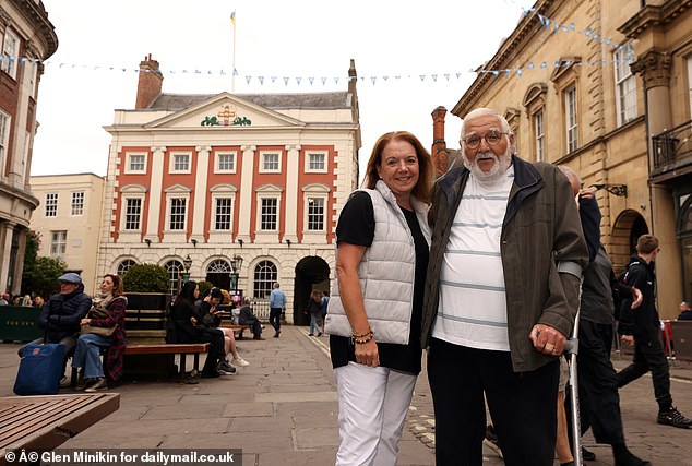 Father and daughter Jeff Melbourne, 77, and Liz Nugent, 52, who were visiting York from Sheffield, said they 