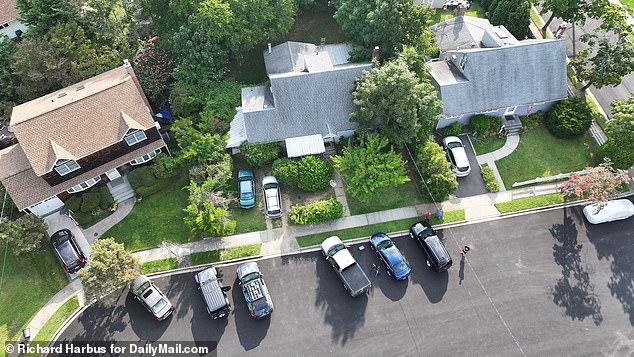 DeLucia opened fire inside the family home on Wyoming Court in Syosset, Long Island, shortly before noon Sunday.