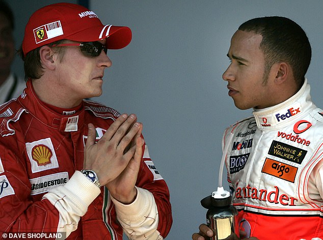 Hamilton was once beaten by Ferrari's Kimi Raikkonen in epic circumstances in 2007.