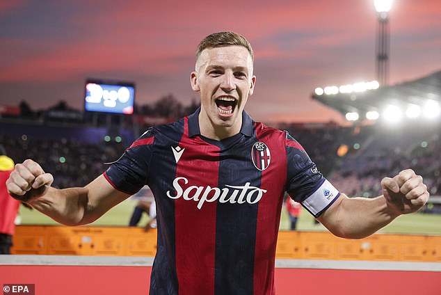 Lewis Ferguson was named in the Serie A team of the year after an impressive season at Bologna