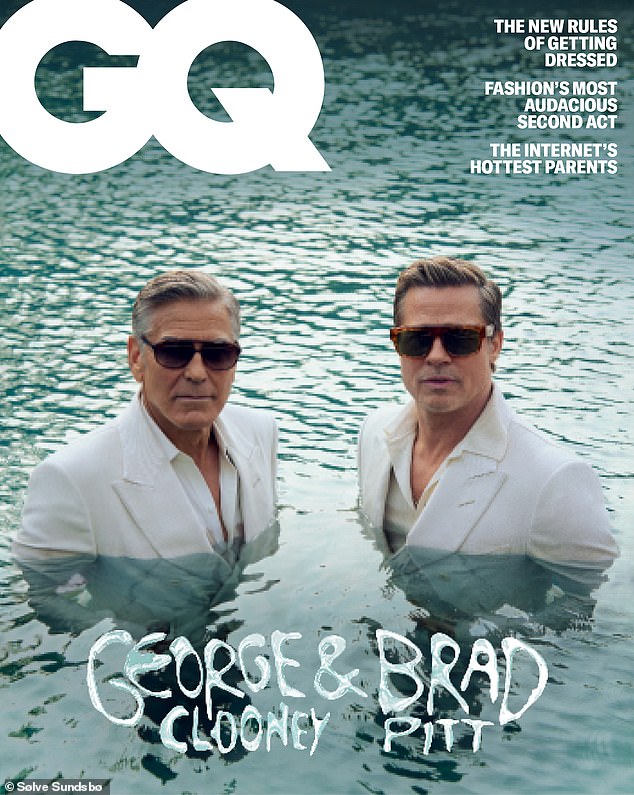 In a joint interview with his friend Brad Pitt for GQ, George commented: 