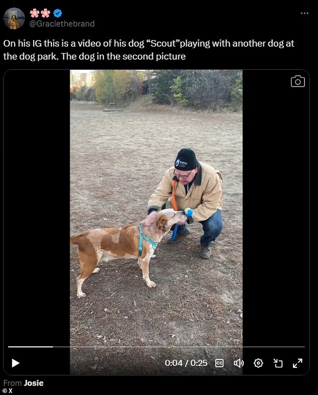 1724722052 35 Fury as Tim Walz shares two photos of his dog