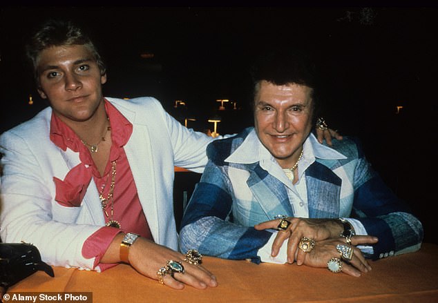 Scott Thorson and Liberace were photographed together in 1982, the year Liberace fired Thorson.