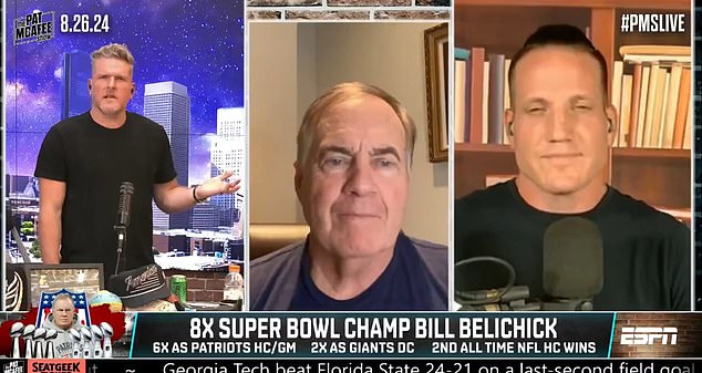 Belichick called the state 'Taxachusetts' and said high rates prevented players from signing