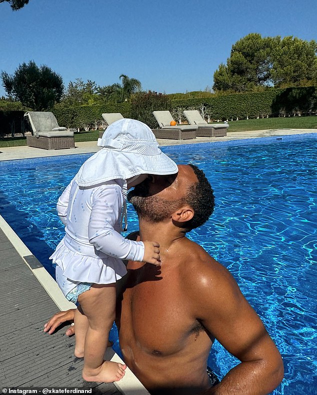 The TOWIE star also shared an adorable photo of her daughter Shae and her footballer ex-husband Rio.