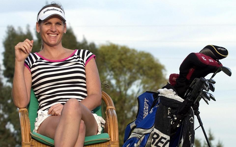 Transgender golfer Mianne Bagger, who now believes there should be limits on transgender women competing in women's sport