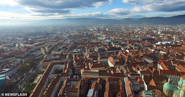 Graz prosecutor Hansjoerg Bacher confirmed that both the neurosurgeon and a second doctor were quickly released from hospital. The picture shows Graz, Austria