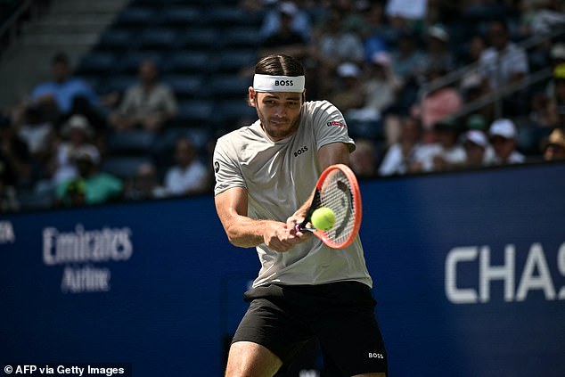 Fritz looked in great form during his first round match against Ugo Carabelli on Monday.