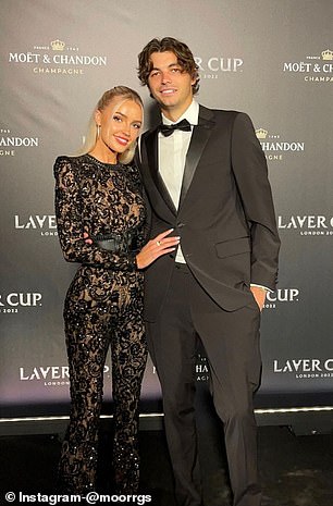 Riddle and Fritz, the world number 14 in tennis, have been dating for four years.