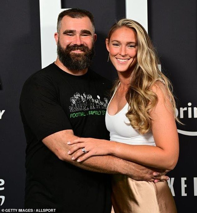 Jason and his wife Kylie also filmed a documentary, 'Kelce,' on the streaming service in 2023.