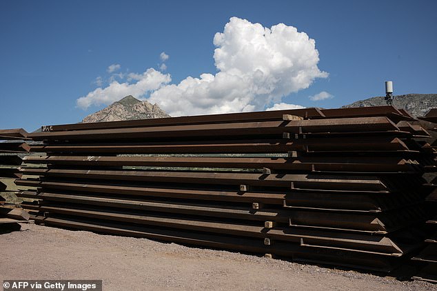 Harris' change of stance comes as millions of dollars worth of wall materials remain stuck and rotting along the southern border after the Biden-Harris administration halted construction three and a half years ago.