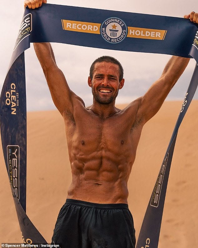 Spencer Matthews has completed his epic charity desert challenge by running 30 marathons in 30 consecutive days.